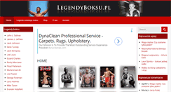 Desktop Screenshot of legendyboksu.pl